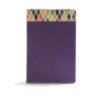 CSB Rainbow Study Bible, Purple Leathertouch (Csb Bibles By Holman)(Książka)