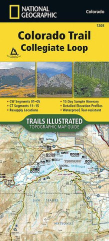 MAP-COLORADO TRAIL COL LOOP