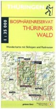 Wanderkarte Biosphärenreservat Thüringer Wald 1:35 000