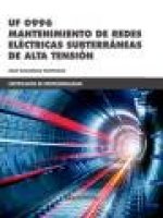 Uf 0996 Mantenimiento de redes eléctricas subterráneas de alta tensión