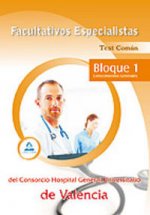 Facultativos Especialistas, Consorcio Hospital General Universitario de Valencia. Test común, bloque 1, conocimientos generales