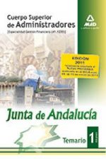 Cuerpo Superior de Administradores [Especialidad Gestión Financiera (A1 1200)] de la Junta de Andalucía. Temario. Volumen I
