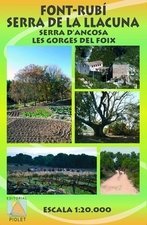 Mapa serra de Font-Rubi : curs alt del foix