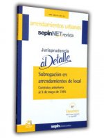 Subrogación en arrendamientos de local : contratos anteriores al 9 de mayo de 1985