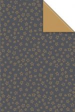 Geschenkpapier Limar grau dunkel (Rolle 70 cm)