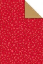 Geschenkpapier Limar rot (Rolle 50 cm)
