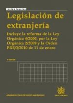 Legislación de extranjería : incluye la reforma de la Ley Orgánica 4/2000, por la Ley Orgánica 2/2009 y la orden pre/3/2010 de 11 de enero