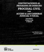 Contestaciones al programa de Derecho Procesal civil Vol. I para acceso a las Carreras Judicial y Fiscal