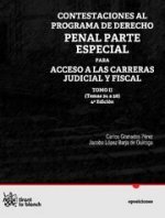 Contestaciones al programa de derecho penal, parte especial para acceso a las carreras judicial y fiscal