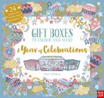 Gift Boxes to Colour and Make: A Year of Celebrations