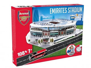 3D Puzzle Nanostad UK - Emirates fotbalový stadion Arsenal