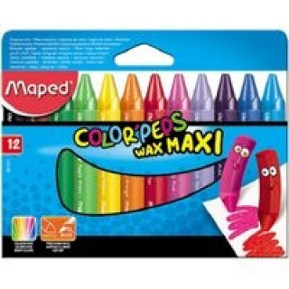 Voskovďż˝ pastelky MAPED Wax Early Age Jumbo 12ks
