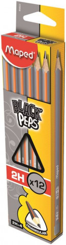 Ołówek blackpeps 2h 12 szt pud. z zaw. (12)