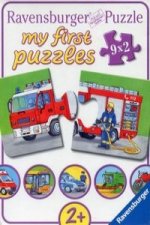 Puzzle Moje pierwsze puzzle Pojazdy ratownicze 9x2