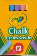 Kreda Crayola niepyląca kolorowa 12 szt