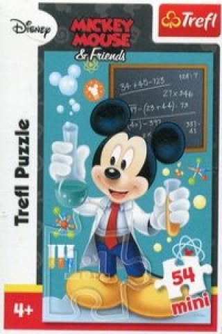 Puzzle 54 Mini Myszka Miki i Przyjaciele Miki chemik