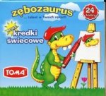 Kredki świecowe Zębozaurus 24 kredki