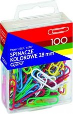 Spinacze Grand kolorowe 28 mm 100 sztuk