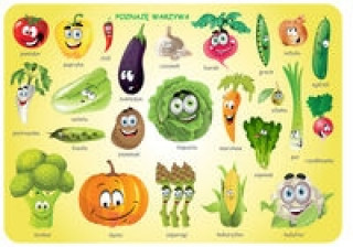 Podkładka na stół lub biurko Warzywa (Miękka)