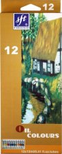 Farby olejne 12 kolorów 12 ml tuby