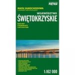 Województwo Świętokrzyskie mapa samochodowa 1:162 000