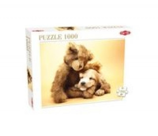 Puzzle Puppy and a Teddy Bear 1000