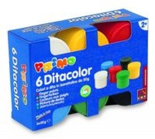 Farby do malowania palcami Primo 6 kolorów 50 g