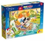 Puzzle dwustronne Maxi 60 Myszka Mickey