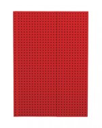 Zeszyt A5 Paper-oh Circulo w linie 56 kartek Red on Black