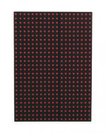 Zeszyt B5 Paper-oh Quadro w linie 56 kartek  Black on Red
