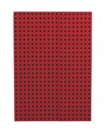 Zeszyt B5 Paper-oh Quadro w linie 56 kartek Red on Black