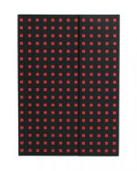 Notatnik B6 Quadro Black on Red