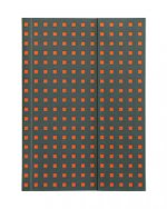 Notatnik B6 Paper-oh Quadro Grey on Orange w linie