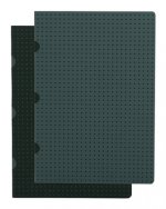 Zeszyt A5 Paper-oh Cahier Circulo gładki 40 kartek Black on Grey / Grey on Black