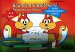 Baw się z wiewiórkami Rysowanie po śladzie