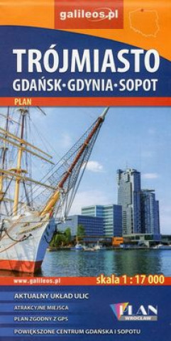Trójmiasto Gdańsk - Gdynia - Sopot 1:17 000