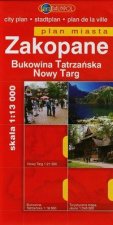 Zakopane Bukowina Tatrzańska Nowy Targ plan miasta