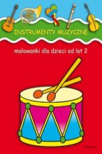 Instrumenty muzyczne malowanki dla dzieci od lat 2