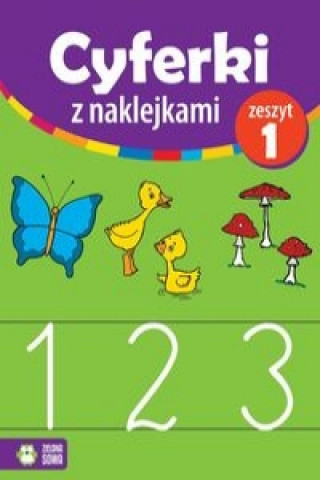 Cyferki z naklejkami 1-3