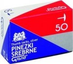 Pinezki Grand S50 srebrne 10x50