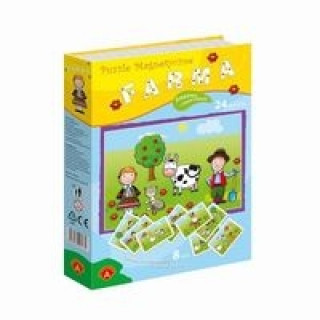 Puzzle magnetyczne Farma