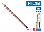 Ołówki Milan trójkątne HB 12 sztuk
