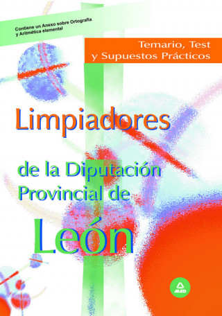 Limpiadores, Diputación Provincial de León. Temario, test y supuestos prácticos