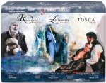 Rigoletto in Mantua / La Traviata in Paris / Tosca in Rome, 4 DVDs