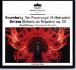 Strawinsky: Der Feuervogel (Ballettsuite) / Britten: Sinfonia da Reqiuem, 1 Audio-CD (Remaster)