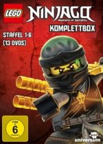 LEGO NINJAGO Komplettbox. Staffel.1-6, 13 DVDs