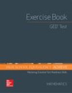 High School Equivalency Achieve, GED Exercise Book Math