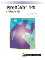Inspector Gadget Theme: Sheet