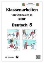 Deutsch 5, Klassenarbeiten von Gymnasien in NRW mit Lösungen