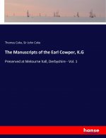 Manuscripts of the Earl Cowper, K.G
